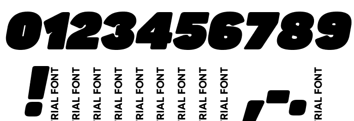 Panton-Trial Fat Italic Font OTHER CHARS