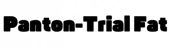 Panton-Trial Fat  Fuentes Gratis Descargar