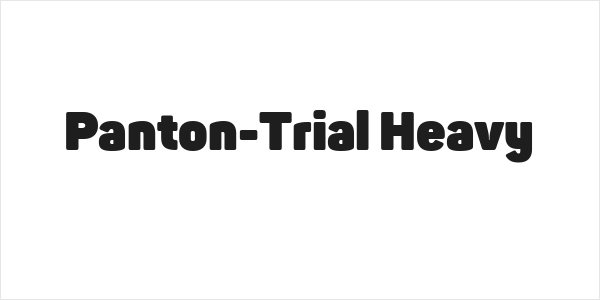 Panton-Trial Heavy Logo