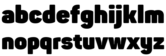 Panton-Trial Heavy Font LOWERCASE