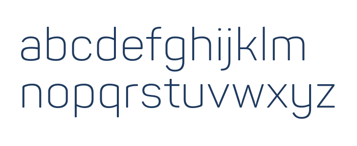 Panton-Trial Light Lowercase