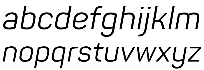 Panton-Trial Regular Italic Font LOWERCASE