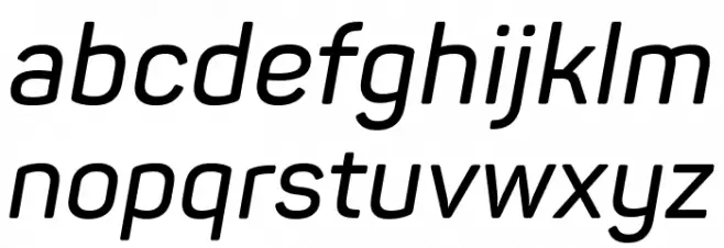 Panton-Trial SemiBold Italic फ़ॉन्ट लोअरकेस