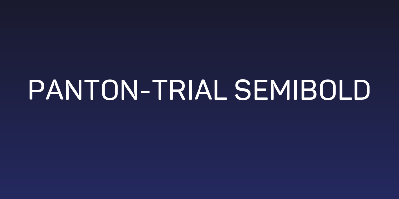 Panton-Trial SemiBold Social Header