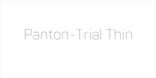 Panton-Trial Thin Logo