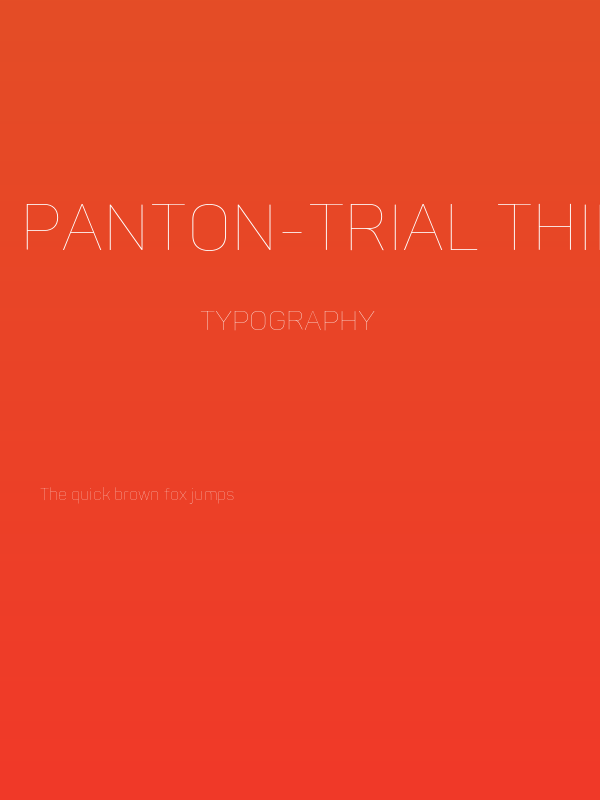 Panton-Trial Thin Poster