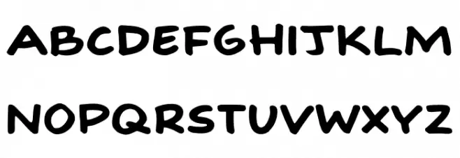 Pantoufle DEMO Regular Schriftart Groß