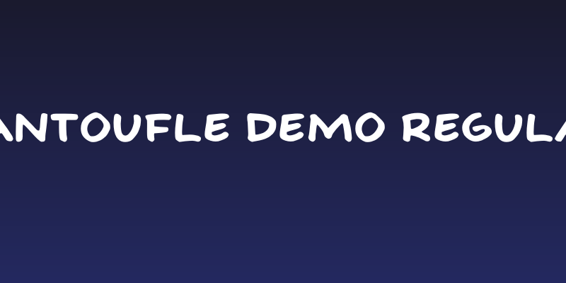 Pantoufle DEMO Regular Social Header