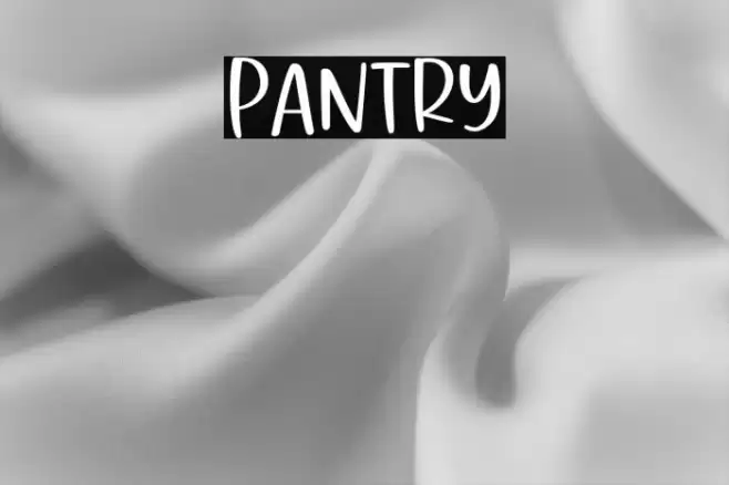 Pantry Font examples
