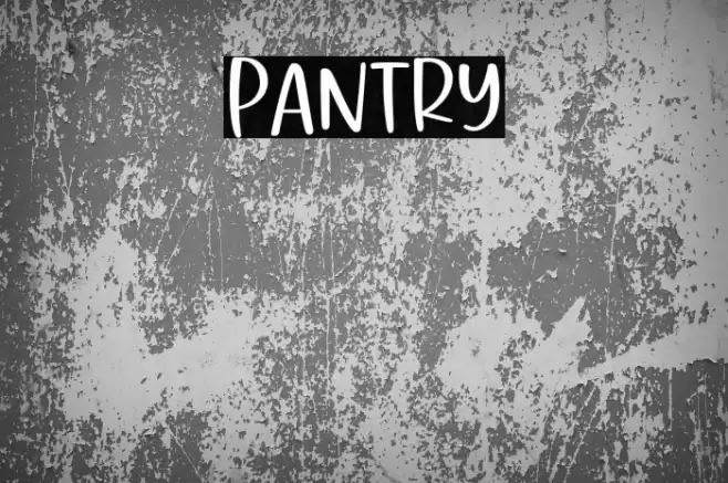 Pantry Font examples