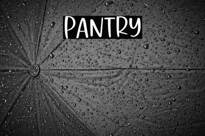Pantry Font examples