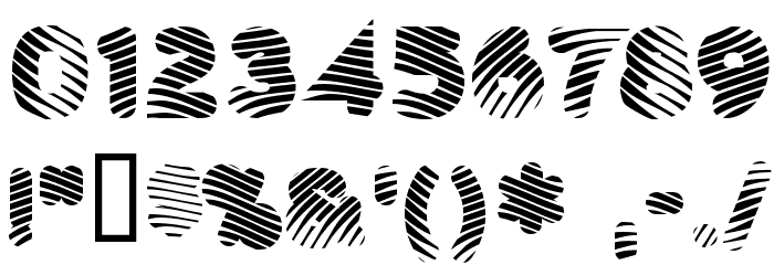 Pants Patrol フォント その他の文字