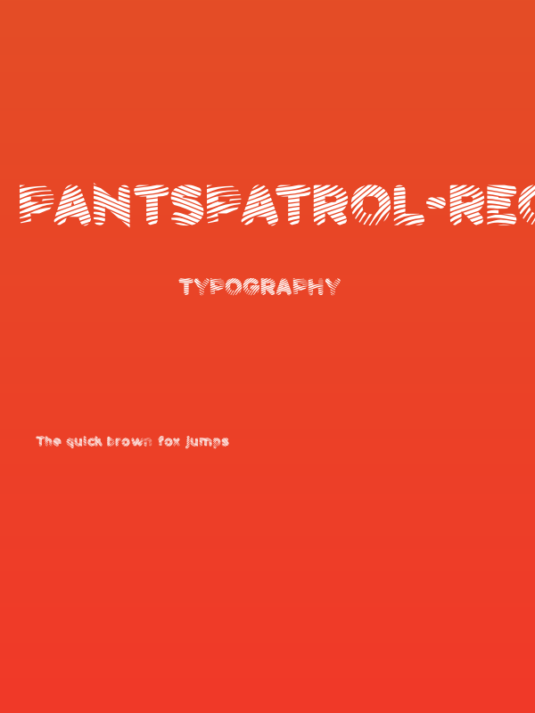 PantsPatrol-Regular Poster