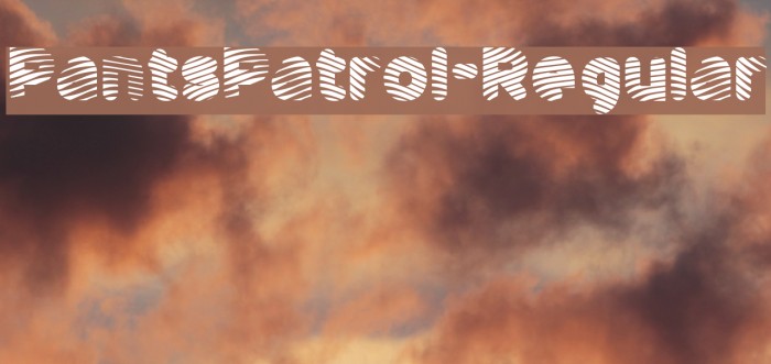 PantsPatrol-Regular Font examples