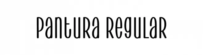 Pantura Regular  Frei Schriftart Herunterladen
