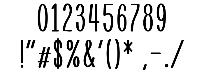 Pantura Regular Font OTHER CHARS