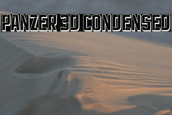 Panzer 3D Condensed Example 1