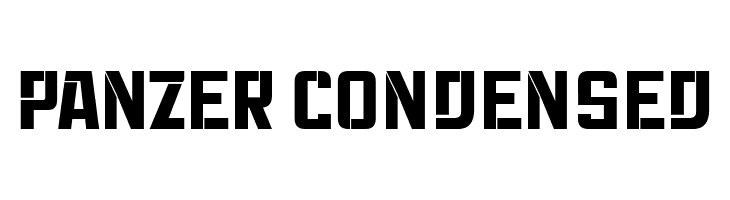 Panzer Condensed  Frei Schriftart Herunterladen