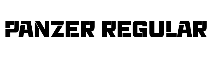 Panzer Regular  Fuentes Gratis Descargar