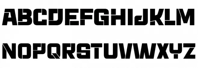 Panzer Regular Schriftart Groß