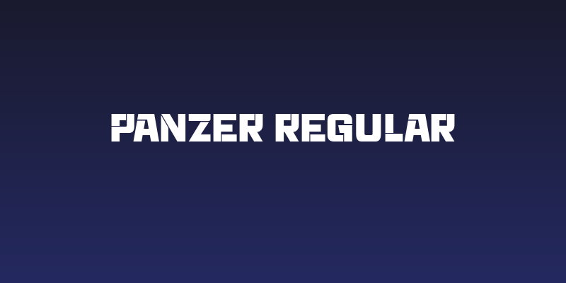 Panzer Regular Social Header
