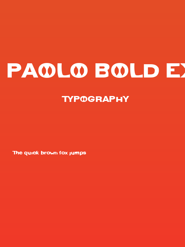 Paolo Bold Extented Poster