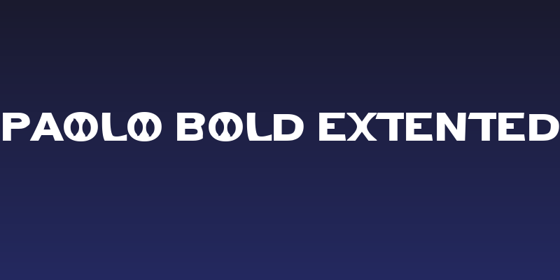 Paolo Bold Extented Social Header