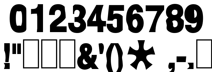 Paolo Bold Font OTHER CHARS