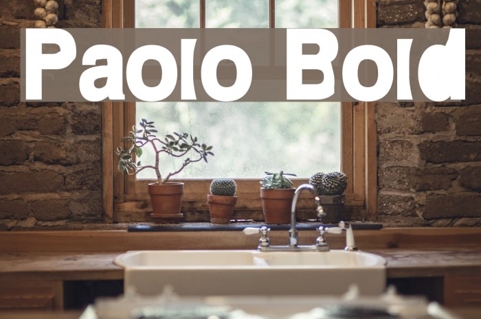 Paolo Bold Font examples