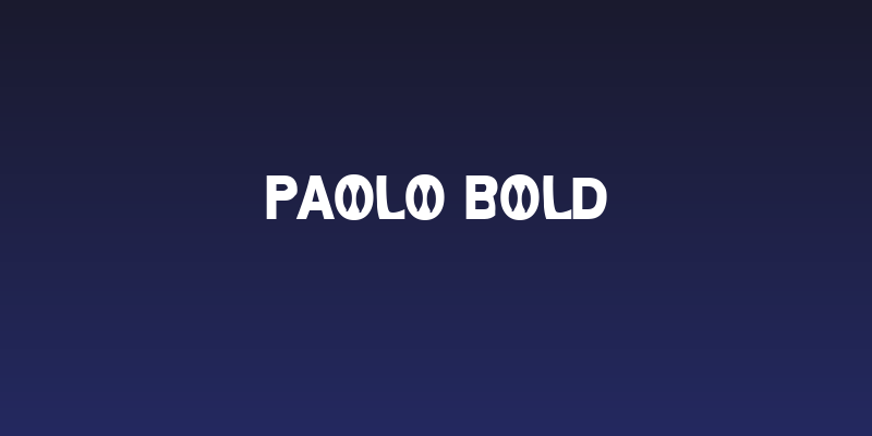 Paolo Bold Social Header