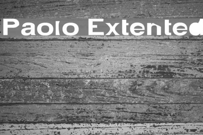 Paolo Extented Fonte examples
