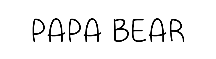 Papa Bear Font