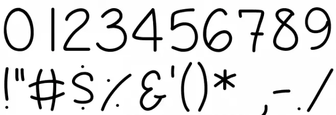 Papa Bear Font OTHER CHARS