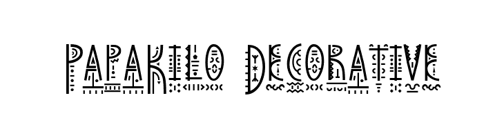 PapaKilo Decorative  Frei Schriftart Herunterladen