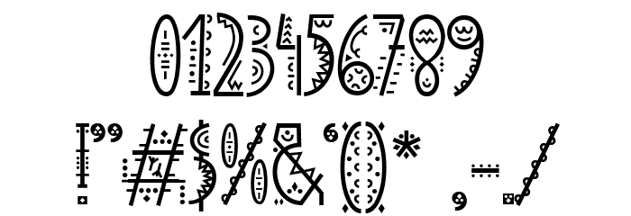 PapaKilo Decorative Font OTHER CHARS