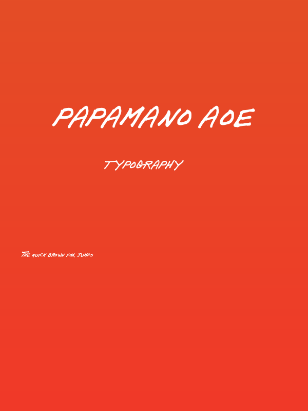 PapaMano AOE Poster