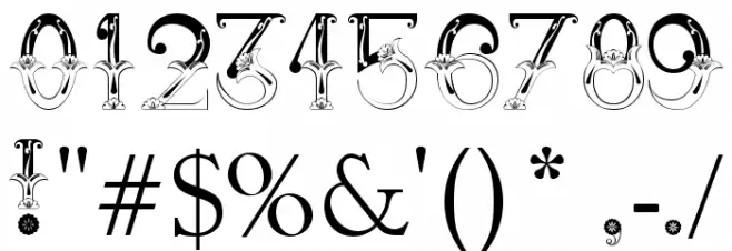 Papel Picado Font OTHER CHARS