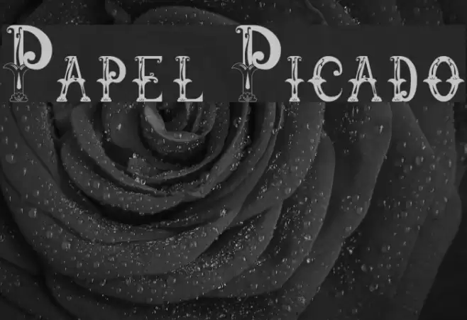 Papel Picado Font examples