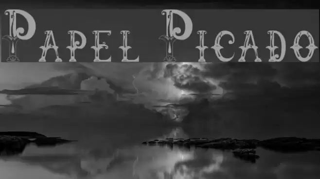 Papel Picado Font examples