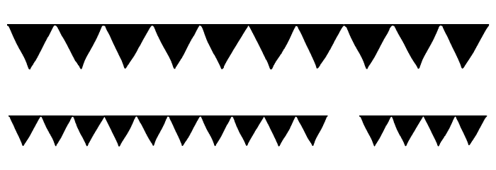 Paper Banner Black Font OTHER CHARS