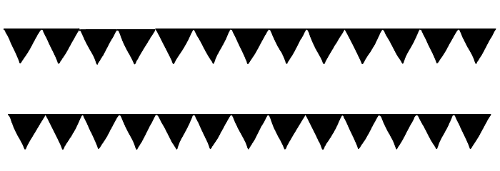 Paper Banner Black Font LOWERCASE