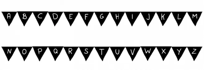 Paper Banner Bold Schriftart Groß