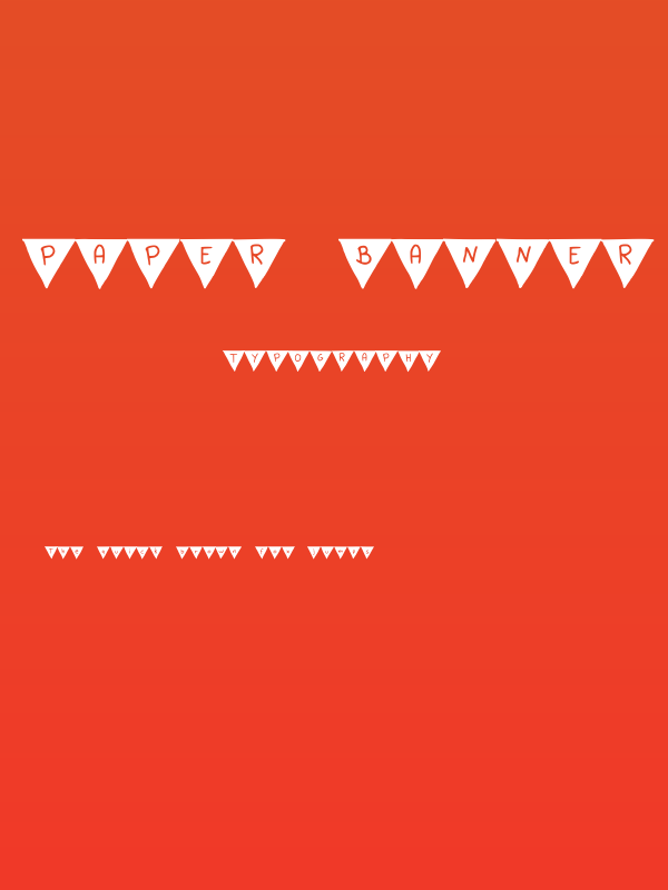 Paper Banner Bold Poster