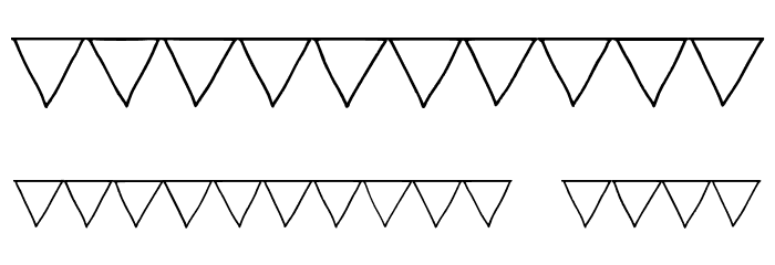 Paper Banner Light Font OTHER CHARS