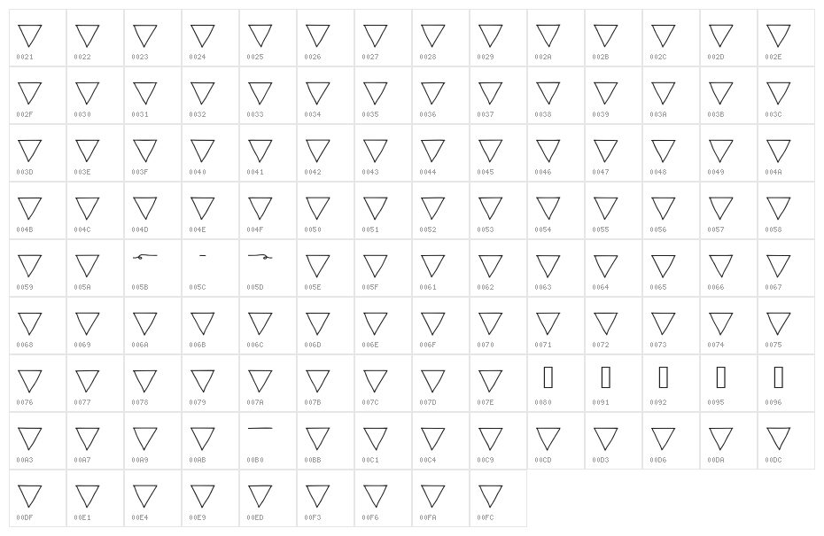 Paper Banner Light Character Map