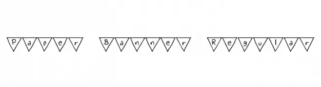 Paper Banner Regular  Fuentes Gratis Descargar