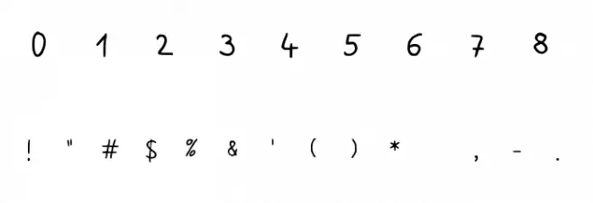 Paper Banner Sans Font OTHER CHARS