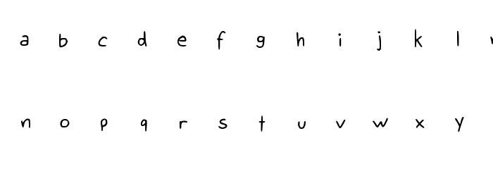 Paper Banner Sans Font LOWERCASE