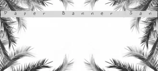 Paper Banner Sans Font examples