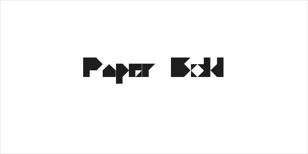 Paper Bold Logo